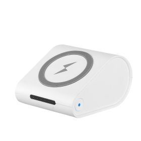 1Pc 10400mAh Qi Wireless Charging Power Bank  For IOS Phone XS MAX XR Galaxy S10 S9 Note 9 (Color: White)